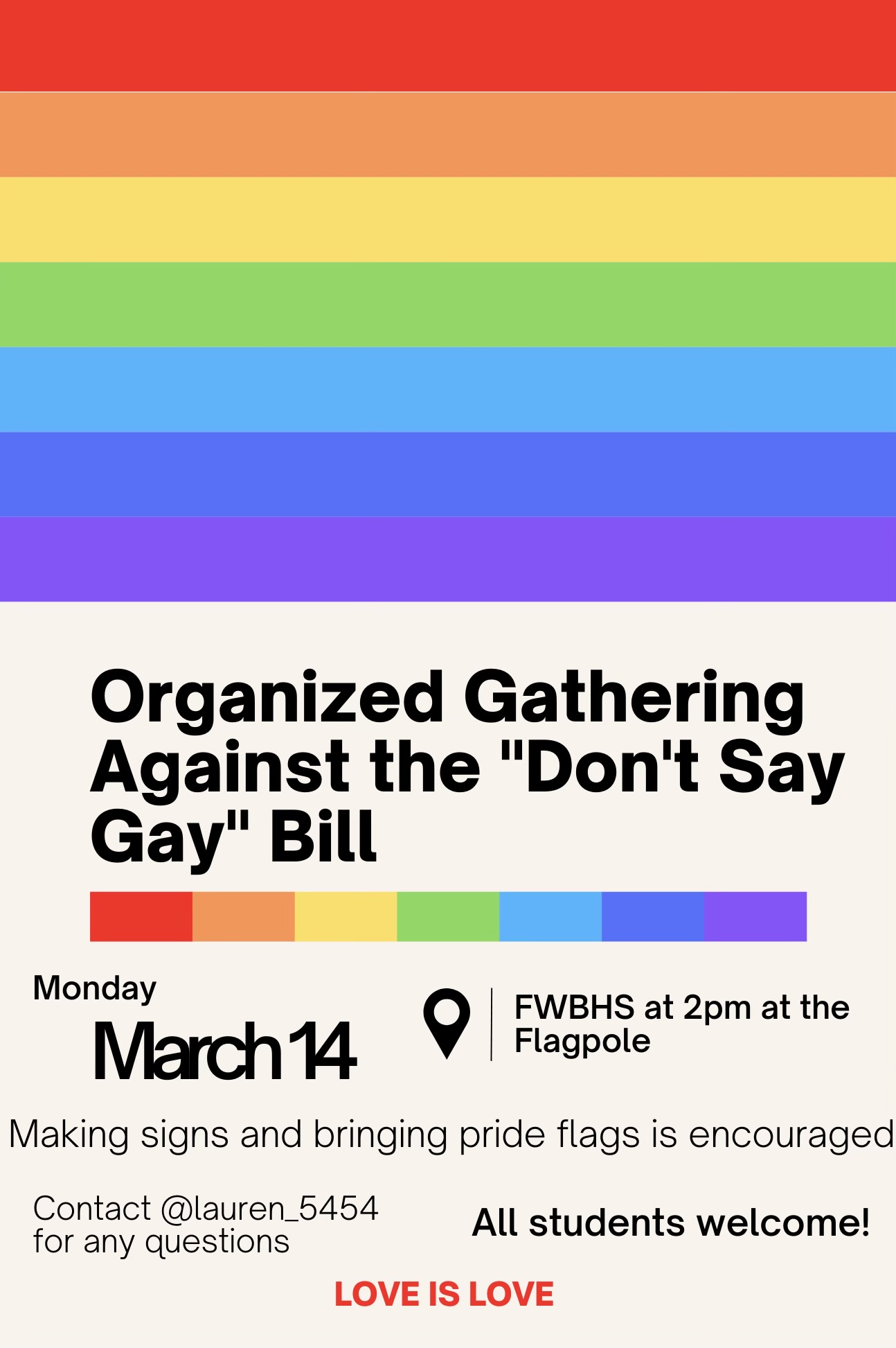 Their words (and a few of mine): School should be safe for all&nbsp;students